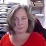 Frances Dahlenburg am Arbeitsplatz